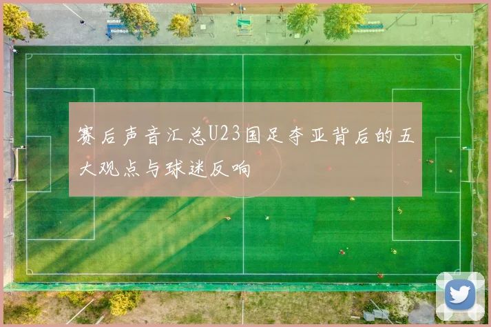 赛后声音汇总U23国足夺亚背后的五大观点与球迷反响